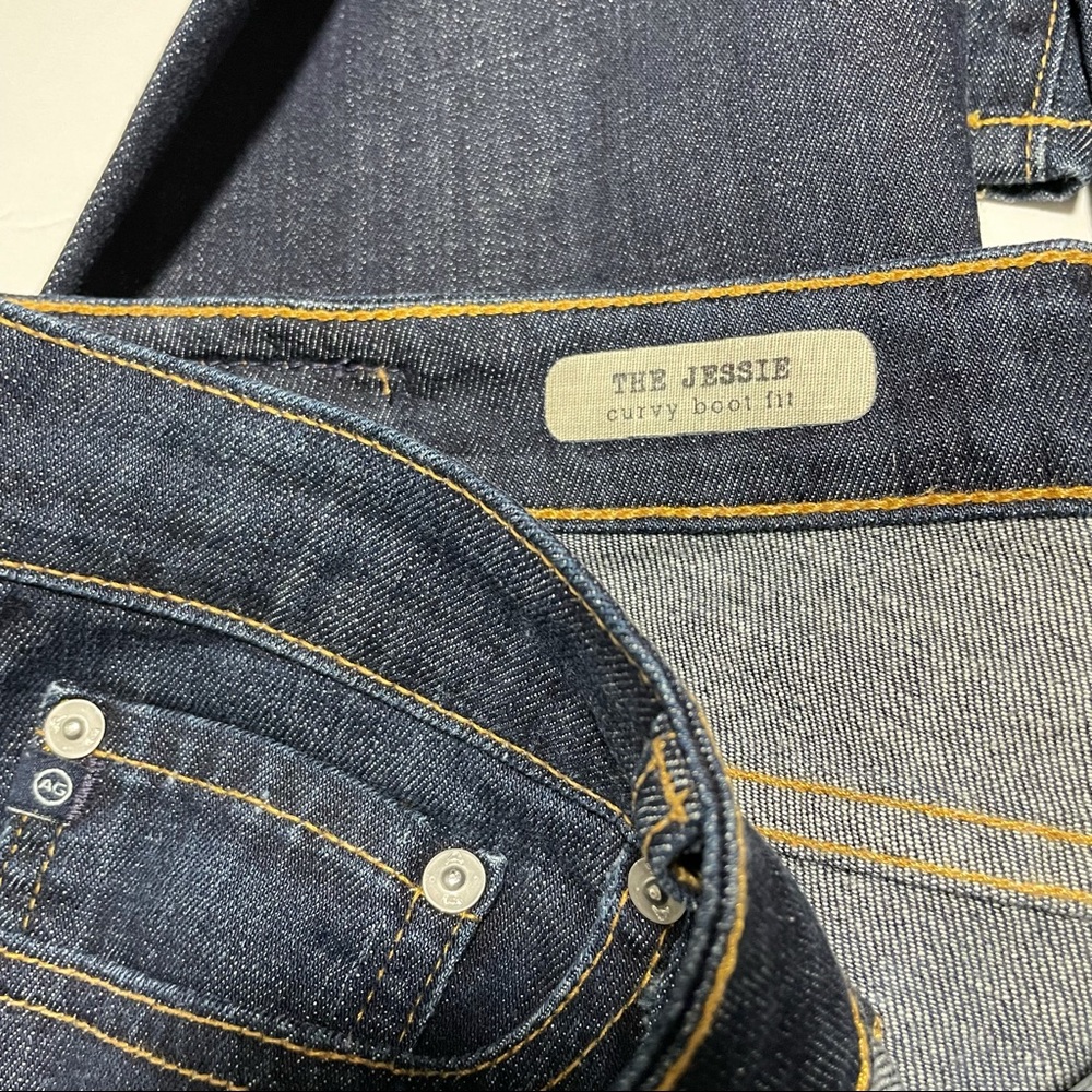 AG The Jessie Darkwash Curvy Boot Jeans 29 8 - Picture 4 of 7